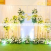 BACKDROP ĐÁM CƯỚI HOA LỤA TẠI QUẬN TÂN PHÚ