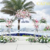 MẪU BACKDROP ĐÁM CƯỚI NGOÀI TRỜI TẠI TPHCM