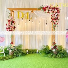 BACKDROP CƯỚI ĐƠN GIẢN TẠI TPHCM