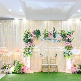 Dịch Vụ Trang Trí Backdrop Tiệc Cưới Tại Quận 1
