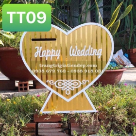 BÁN THÙNG TIỀN ĐÁM CƯỚI HÌNH TRÁI TIM