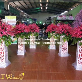 BÁN TRỤ HOA LỐI ĐI ĐÁM CƯỚI GIÁ RẺ TẠI TPHCM
