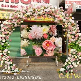 GÍA BÁN CỔNG HOA CƯỚI MÀU HỒNG