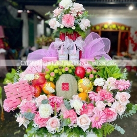 Giỏ Trái Cây Tráp Dạm Ngõ Đẹp Tại Hóc Môn