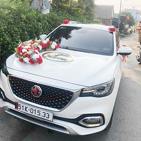 BÁN HOA GIẢ GẮN XE HOA CƯỚI GIÁ RẺ - HX26