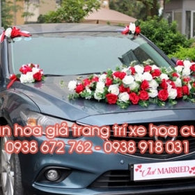 CÁCH LÀM HOA GIẢ TRANG TRÍ XE HOA TPHCM -HX10