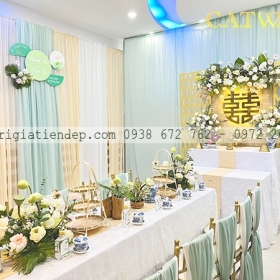 TRANG TRÍ BÀN GIA TIÊN HOA SEN MỚI NHẤT
