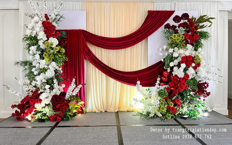 cho thuê backdrop cưới giá rẻ tại TPHCM
