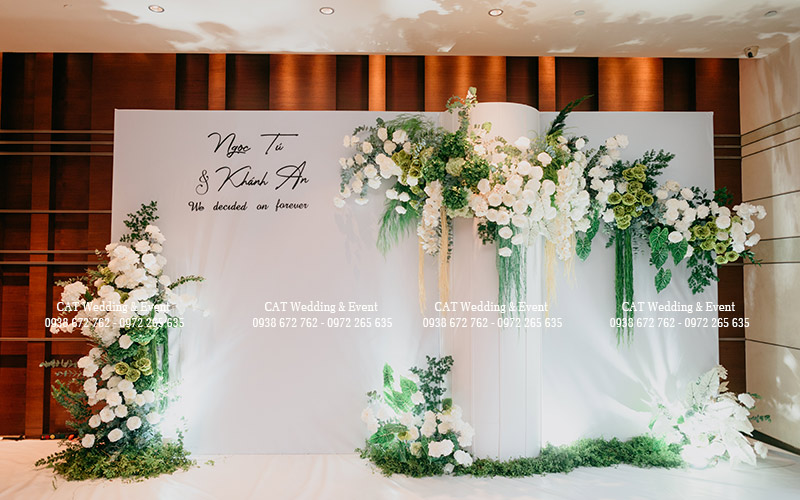 trang trí backdrop đám cưới tại quận 1 giá rẻ