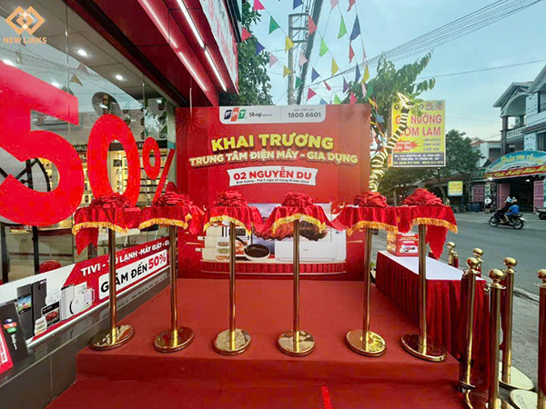 cho thuê sân khấu backdrop lễ khai trương tại tphcm