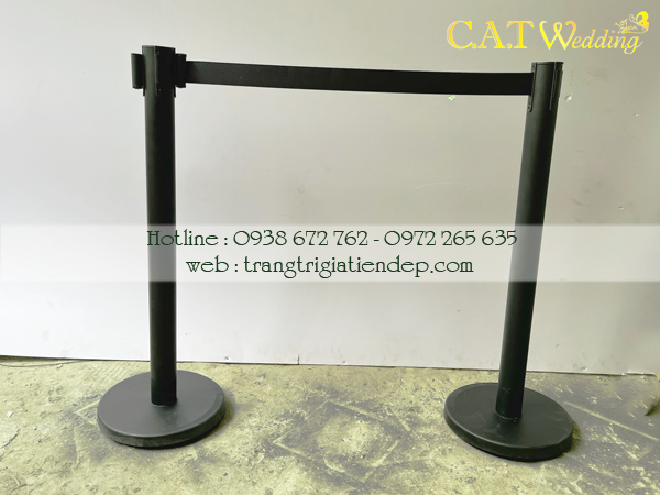 Cho thuê trụ barrie màu đen giá rẻ tại TPHCM