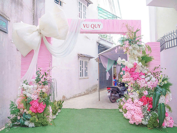 cho thuê cổng hoa cưới tại quận 12