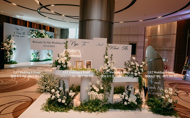 trang trí backdrop đám cưới tại quận 10