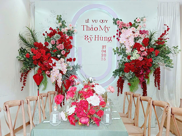 mẫu phông cưới gia tiên đẹp tại quận tân phú