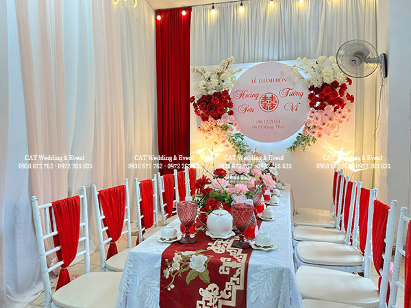 thuê dịch vụ trang trí gia tiên đám cưới quận bình tân
