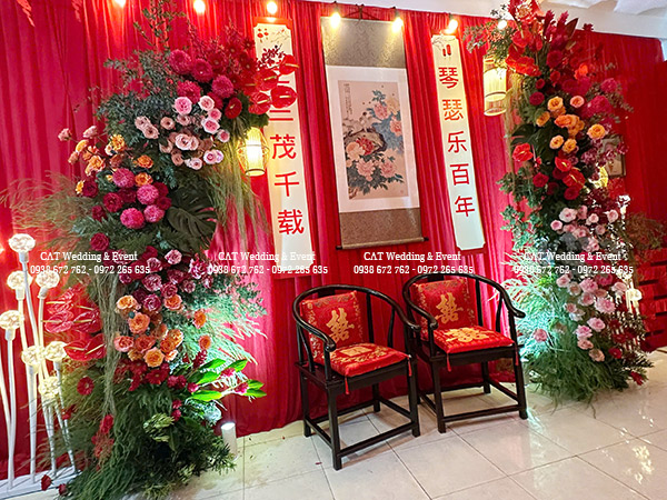 trang trí đám cưới người hoa tại quận 6