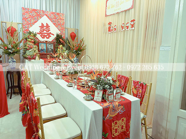 Trang trí gia tiên retro tại TPHCM