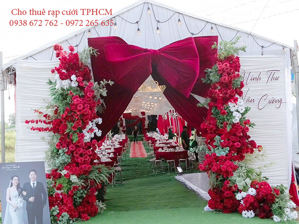 cho thuê rạp cưới cổng hoa tại quận 12