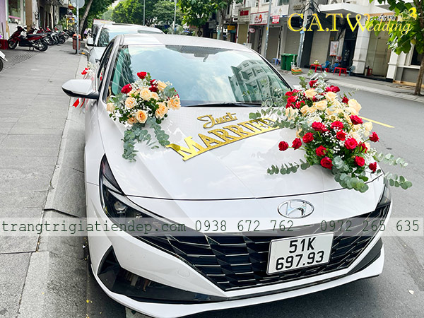 trang trí xe hoa cưới tại quận gò vấp