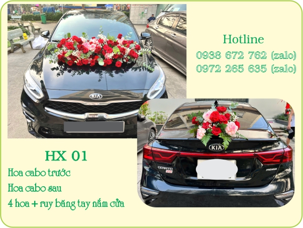trang trí xe hoa tại quận 12