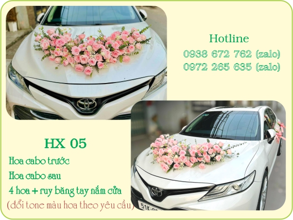 trang trí xe hoa tươi tại quận 12