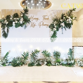BACKDROP ĐÁM CƯỚI TẠI ASIAN PLAZA BÌNH THẠNH