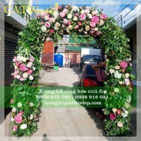 BÁN CỔNG HOA CƯỚI GIÁ SỈ TẠI TPHCM