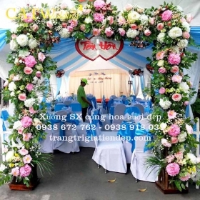 BÁN CỔNG HOA CƯỚI TÚ CẦU GIÁ RẺ TẠI TPHCM