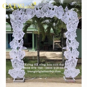 BÁN KHUNG CỔNG HOA CƯỚI CNC