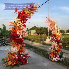 BÁN CỔNG HOA CƯỚI GÍA RẺ NHẤT TẠI TPHCM