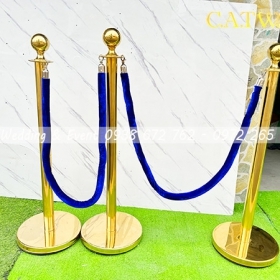 CHO THUÊ TRỤ INOX DÂY NHUNG MÀU XANH DƯƠNG TẠI TPHCM