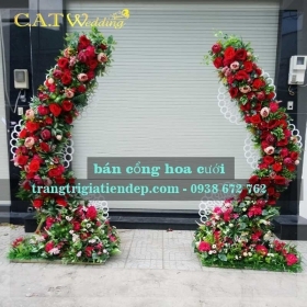 CỔNG HOA CƯỚI PHONG CÁCH CHÂU ÂU