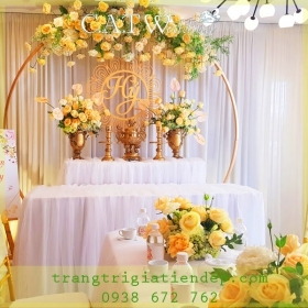 TRANG TRÍ GIA TIÊN MÀU VÀNG PASTEL - CAT04