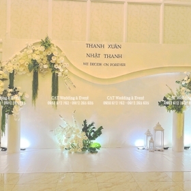 Dịch Vụ Trang Trí Backdrop Đám Cưới Tại Quận 10